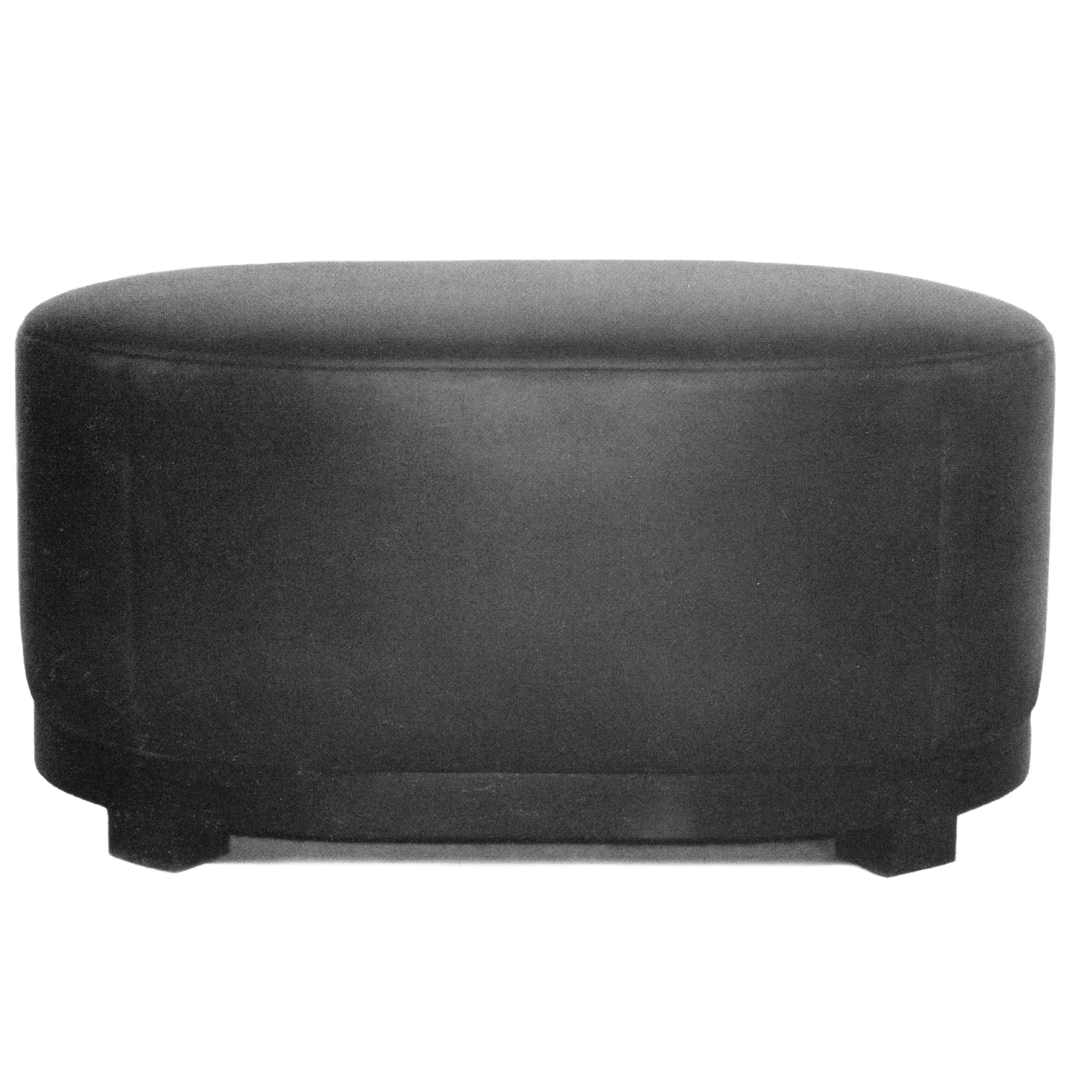 LARCH OVAL OTTOMAN