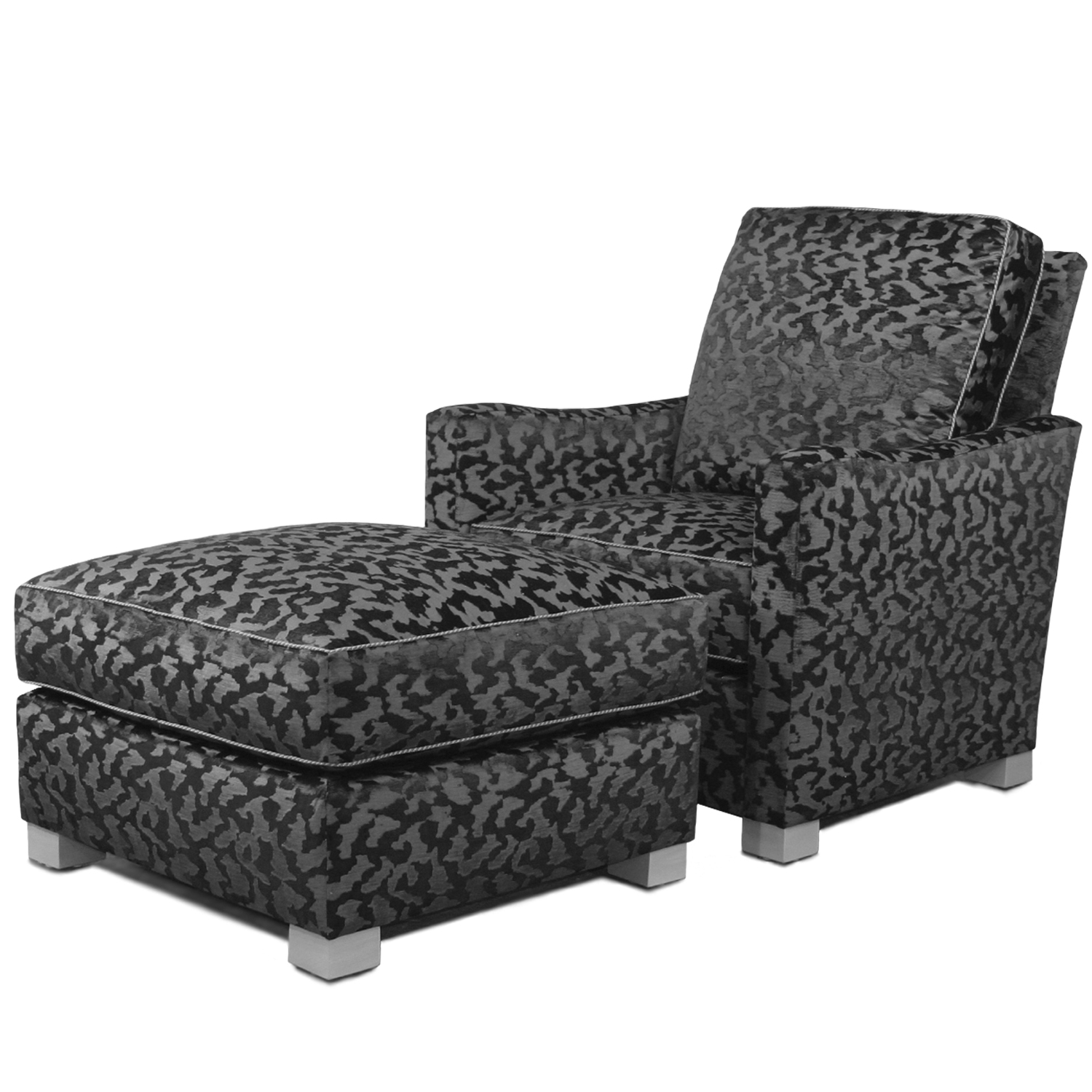 DEL REY LOUNGE CHAIR and OTTOMAN